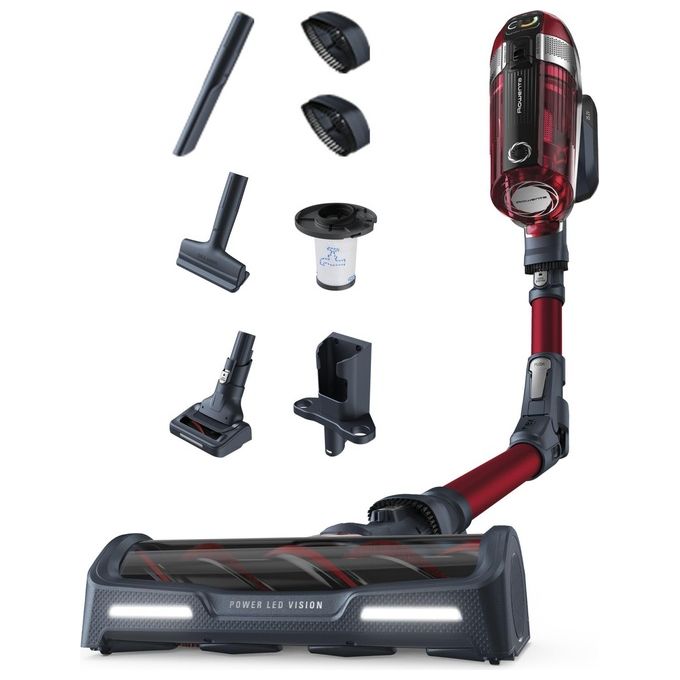 Rowenta X-Force RH9879 XFORCE FLEX 11.60 Animal Care Scopa Ricaricabile Aspirapolvere con Tubo Flessibile Motore Digitale