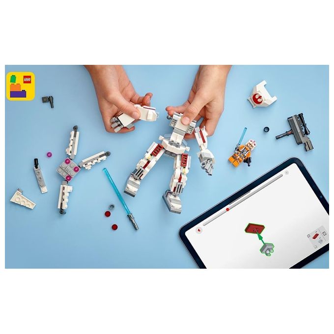 LEGO Star Wars Mech X-Wing di Luke Skywalker Veicolo Robot Giocattolo Simile all'Astronave Set di Giochi d'Avventura per Bambini e Bambine da 6 Anni in su Piccolo Regalo da Collezione 75390