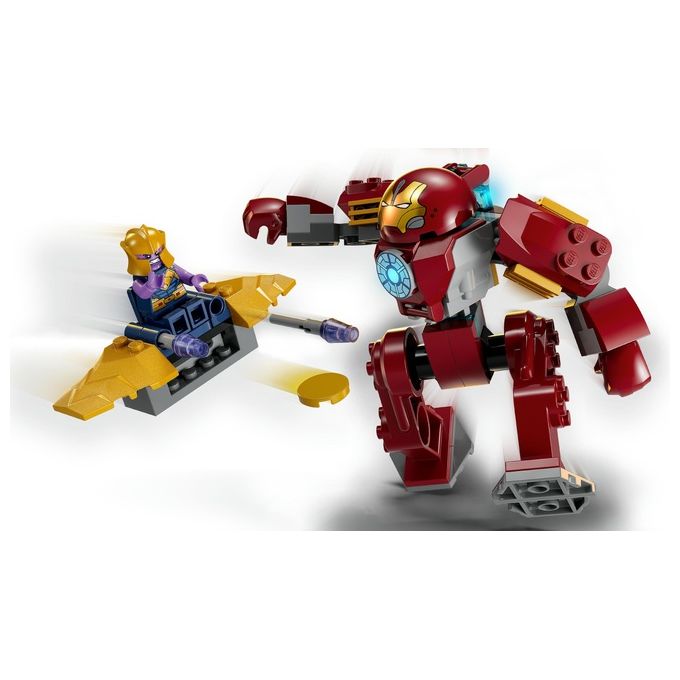 LEGO Marvel 76263 Iron Man Hulkbuster vs. Thanos, Gioco per Bambini 4+ Anni, Action Figure con Aereo Giocattolo e 2 Minifigure