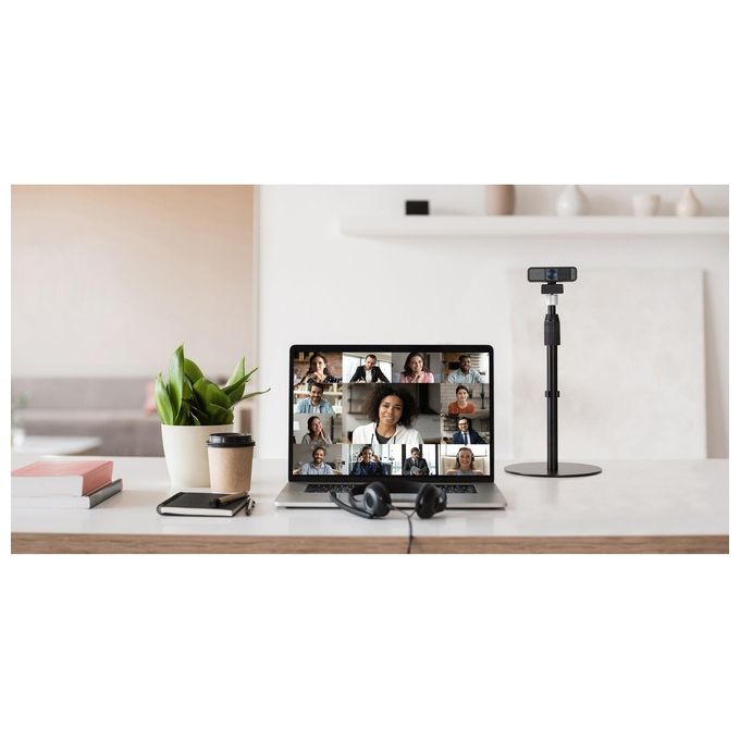 Kensington A1010 Supporto Telescopico da Scrivania Webcam e Sistemi di Illuminazione con Base Antiscivolo