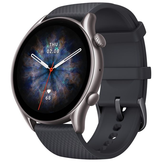 Amazfit GTR 3 Pro 1.45'' Amoled GPS Sport Salute Notifiche Nero