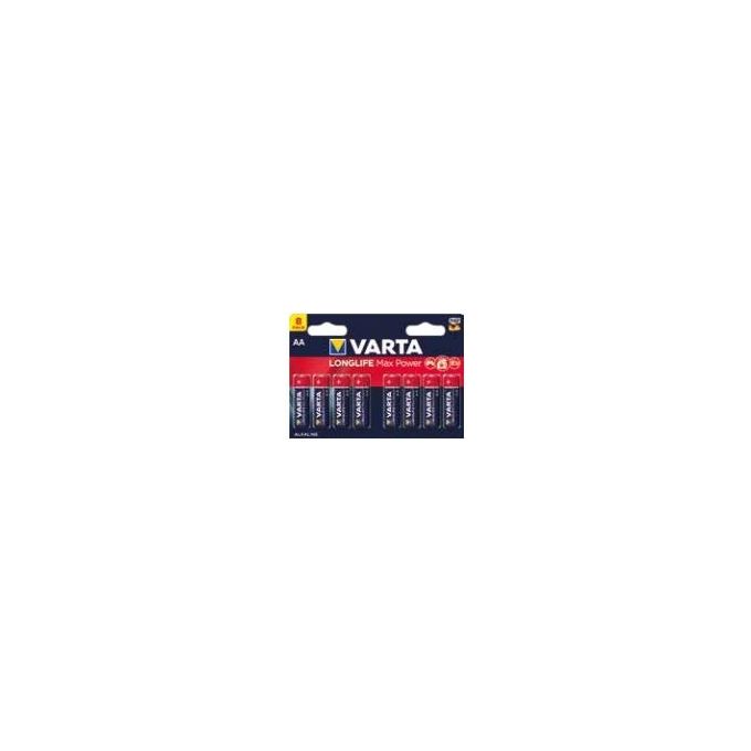 Varta Confezione 8 Pezzi LongLife Max Power AA Alcalina