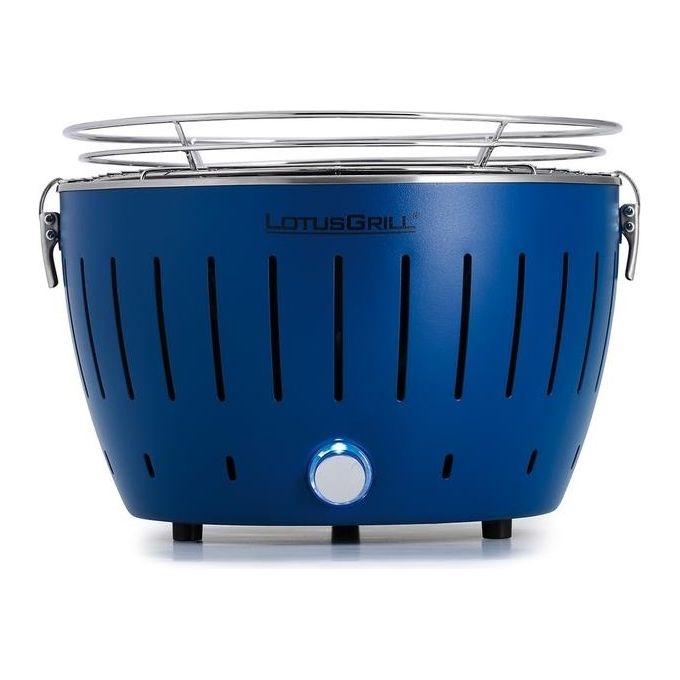 LotusGrill Barbecue Da Giardino G28 U blu Portatile e Iper Performante per Grigliate all'Aperto