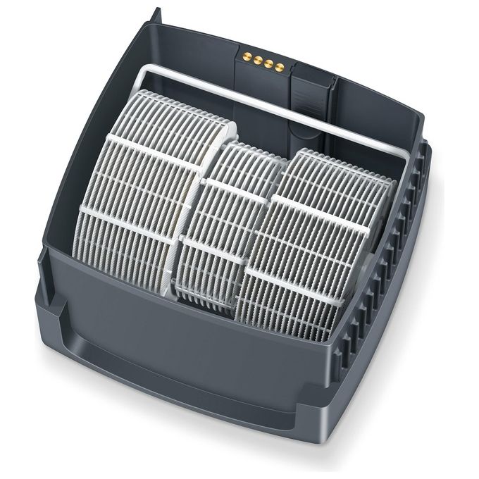 Beurer 660.48 LW 230 2-in-1 Filtro dell'Aria per Umidificare e Purificare l'Ambiente con un Unico Dispositivo Nero