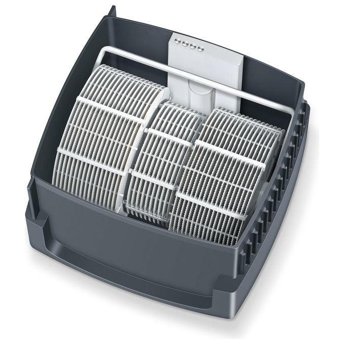 Beurer 660.48 LW 230 2-in-1 Filtro dell'Aria per Umidificare e Purificare l'Ambiente con un Unico Dispositivo Nero