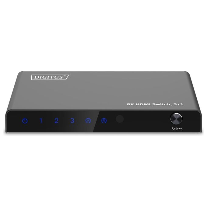Digitus Switch Hdmi 3x1 8k-60hz (4:4:4) Hdr Hdcp 2.3