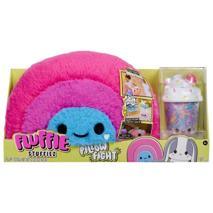 MGA Entertainment Peluche Fluffie Stuffiez Pillow Fight- Rainbow Assortito