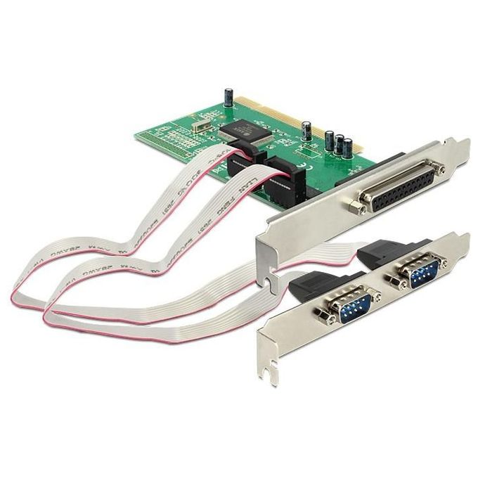 DeLOCK 1x Parallel e 2x Serial - PCI card Scheda di Interfaccia e Adattatore