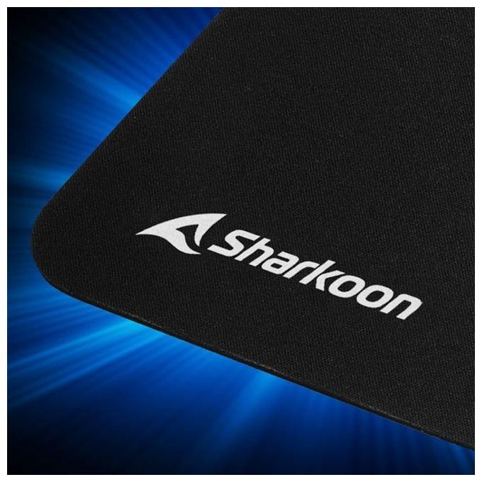 Sharkoon Mousepad Tappetino Gaming 1337 Mat Black V2 M Lunghezza 28cm