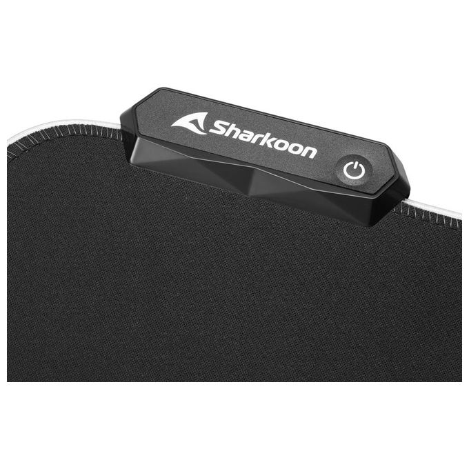 Sharkoon 1337 RGB V2 360 Mousepad Tappetino Gaming Usb Lunghezza 36cm