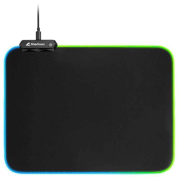 Sharkoon 1337 RGB V2 360 Mousepad Tappetino Gaming Usb Lunghezza 36cm