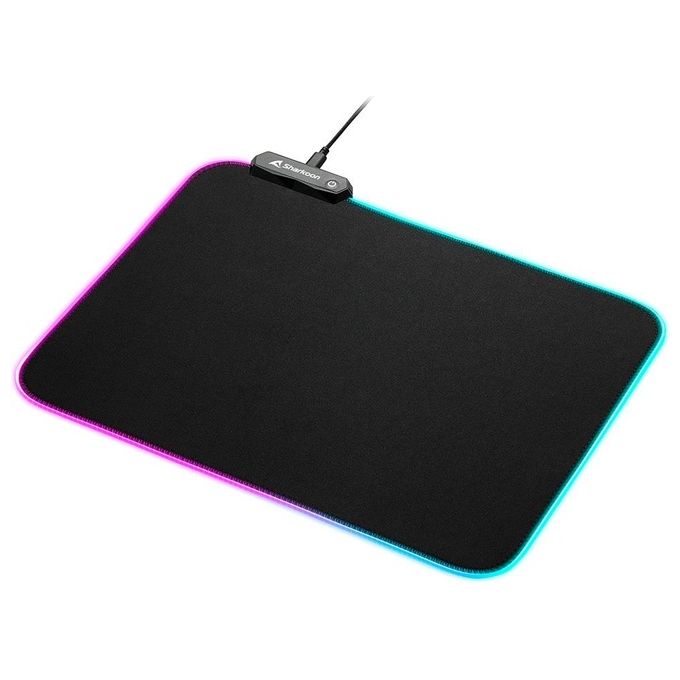 Sharkoon 1337 RGB V2 360 Mousepad Tappetino Gaming Usb Lunghezza 36cm