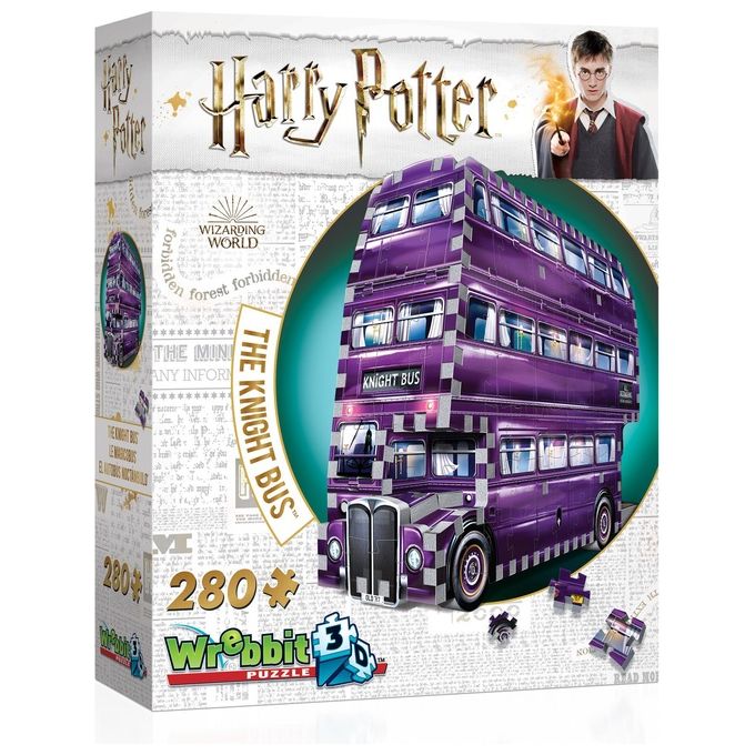 Wrebbit W3D-507 - Harry Potter - The Knight Bus (Puzzle 3D 280 Pz)