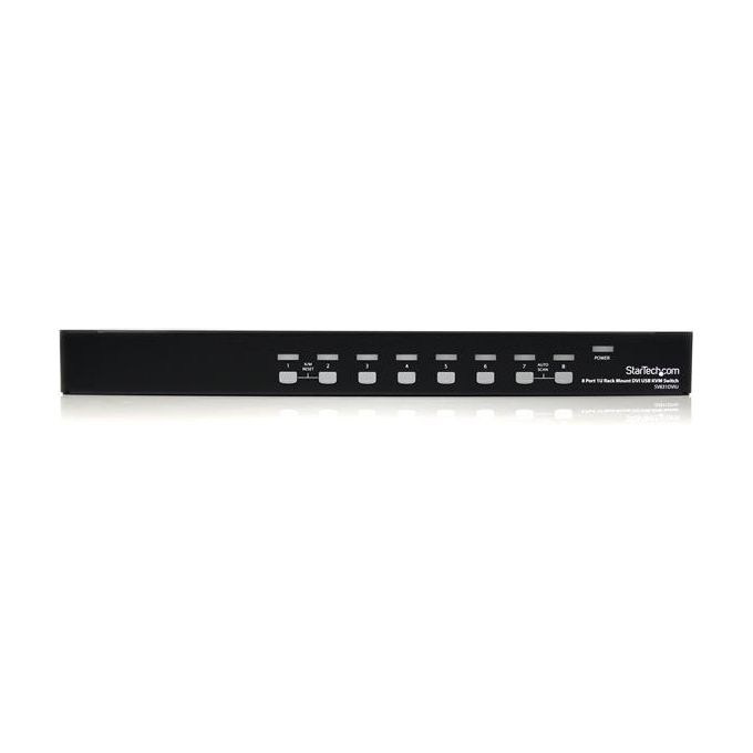 StarTech.com Switch Kvm Dvi Usb A 8 Porte Montabile A Rack 1u