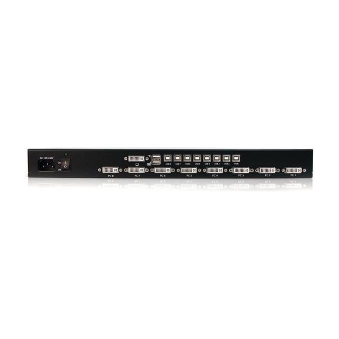 StarTech.com Switch Kvm Dvi Usb A 8 Porte Montabile A Rack 1u