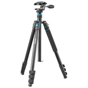 Cullmann Rondo 480m Rw20 Treppiede Allround con Testa a 3 Vie Altezza Estensione 183cm Nero