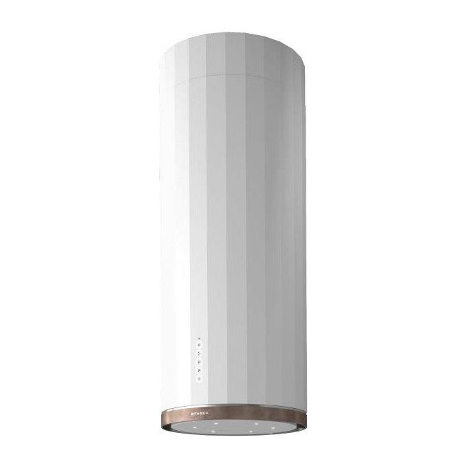 Faber CORINTHIA ISOLA EV8P WH MATT-TS A37 Cappa a Isola Speed I 37 cm Classe energetica A Bianco opaco 110.0456.219