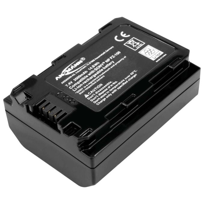 Ansmann A-Son NP FZ-100 Batteria Ricaricabile 7.4V 2000mAh