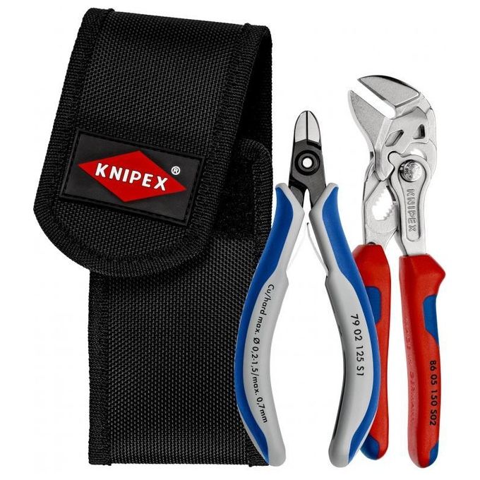 Knipex Pinza Spellacavi Set in Beltpack