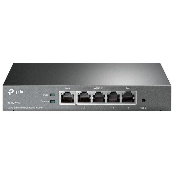 Tp-Link TL-R470T+ Router Cablato Fast Ethernet Nero