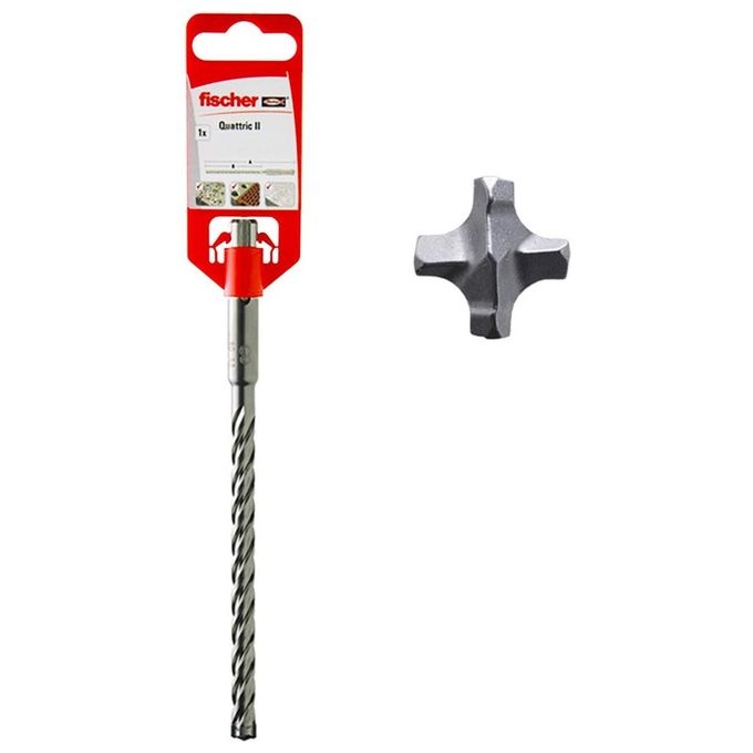 Fischer Punta Acciaio Per Muro Cls E Cemento Armato Sds Plus Ii Quattric 16X210