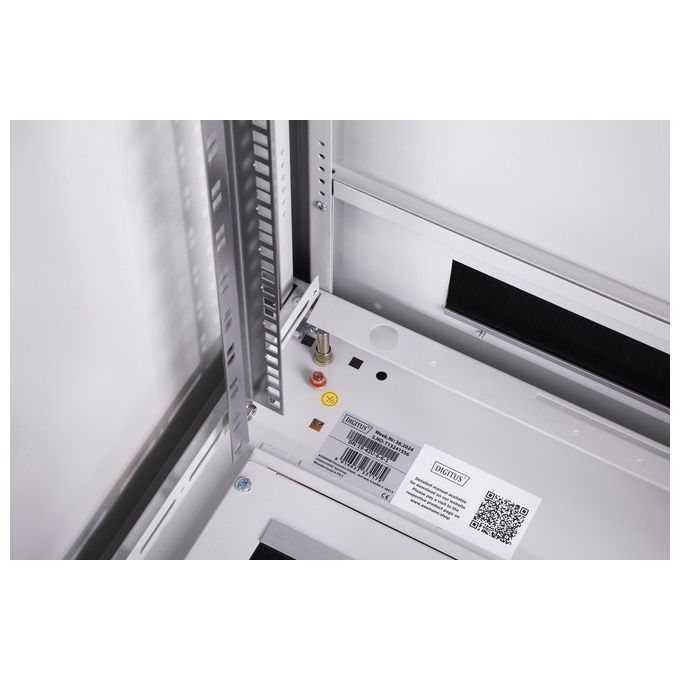Digitus armadio 42 unita' linea professionale (a)2020 x (l)600 x (p)600 mm. colore grigio chiaro