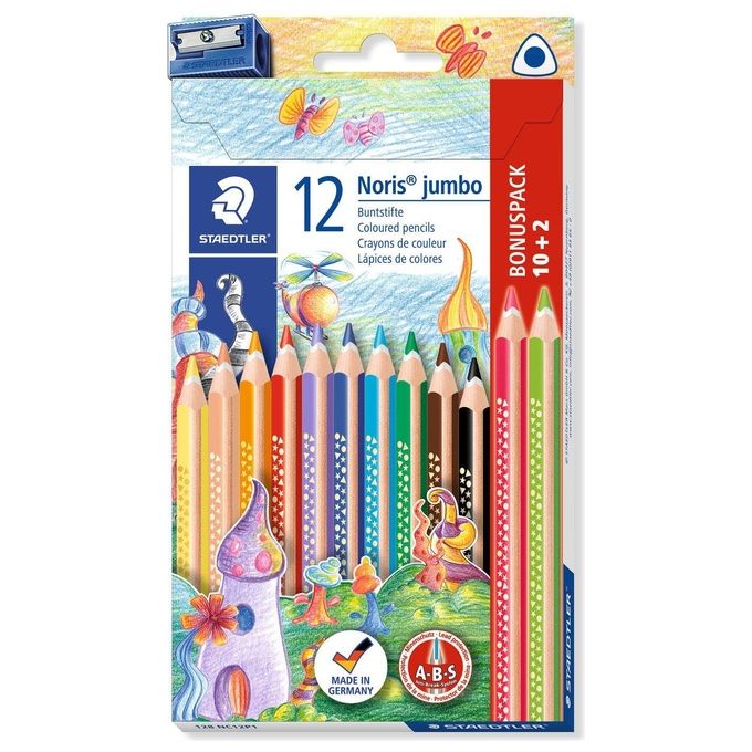 Staedtler Confezione 12 Noris  Colour Jumbo Astuccio