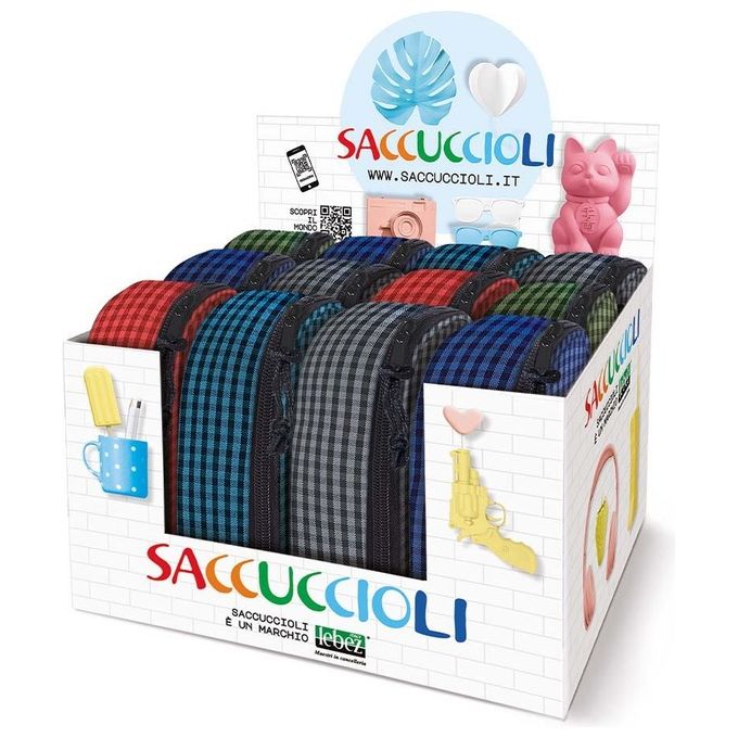 Lebez Confezione 12 Saccucciolo Basic Squares