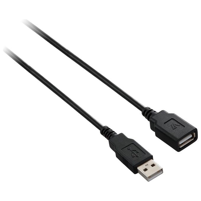 V7 Usb Cable Extens 3m a To a Black Usb 20 Hi-speed M-f
