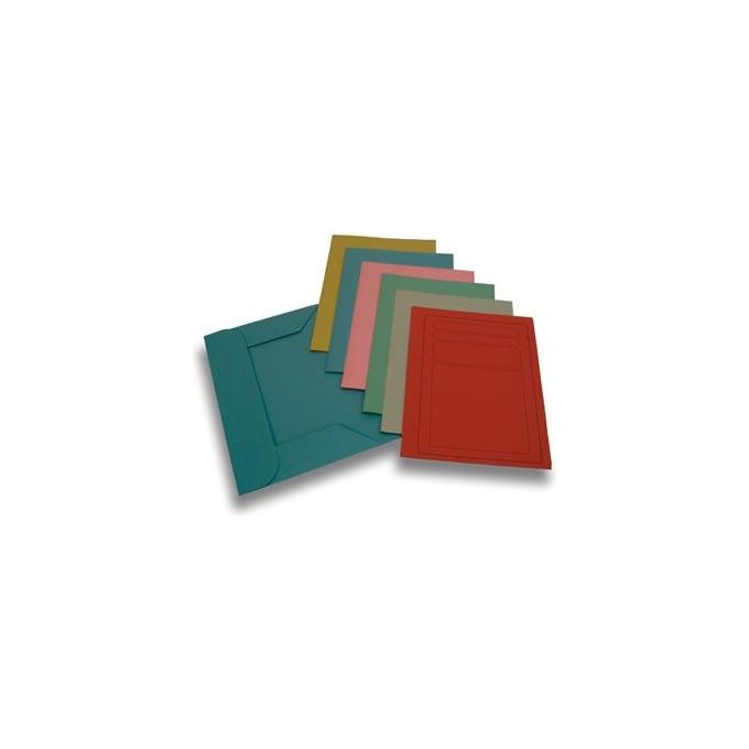 Brefiocart Cf50 cartelline 3 Lembi Manilla Verde