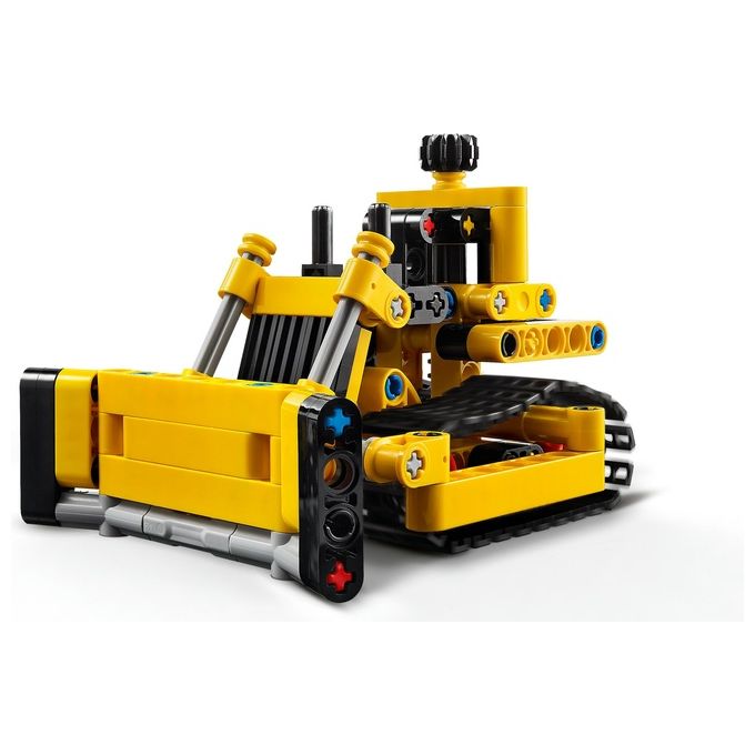 LEGO Technic 42163 Bulldozer da Cantiere, Giochi per Bambini e Bambine di 7+ Anni, Regalo per Amanti dei Veicoli Giocattolo