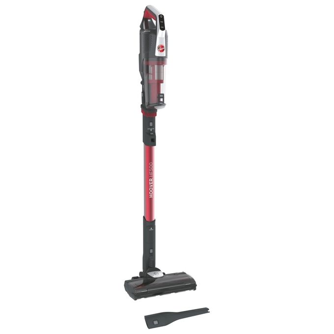 Hoover HF522STH 011 Scopa Elettrica Senza sacchetto 0.45 Litri 290W Grigio-Rosso