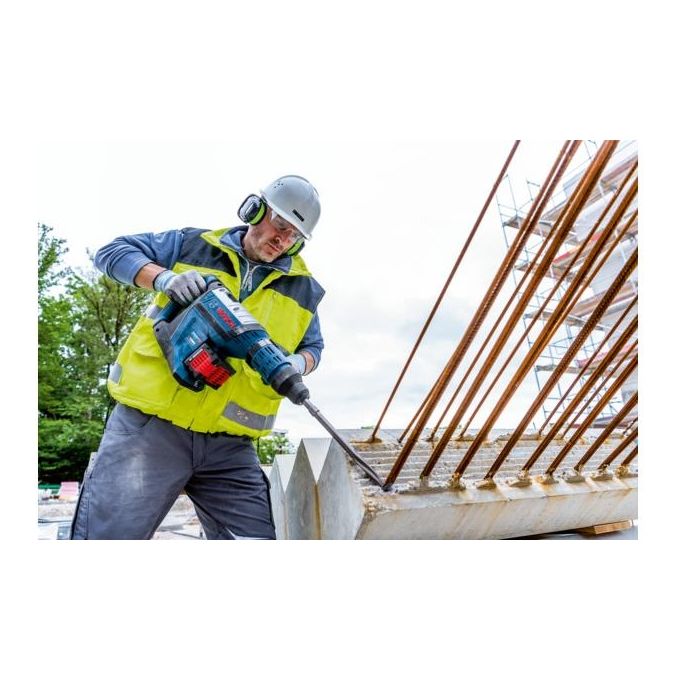 Bosch GBH 18V-45 C Martello Perforatore CoMo Impugnatura Aggiuntiva in Valigetta