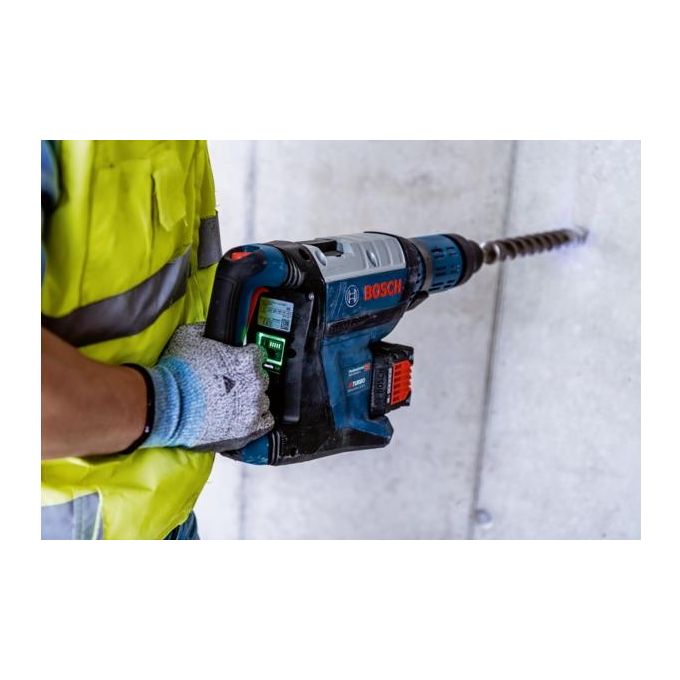 Bosch GBH 18V-45 C Martello Perforatore CoMo Impugnatura Aggiuntiva in Valigetta