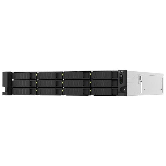 Qnap TS-H1887XU-RP NAS Armadio 2U Collegamento Ethernet LAN Nero-Bianco E-2336
