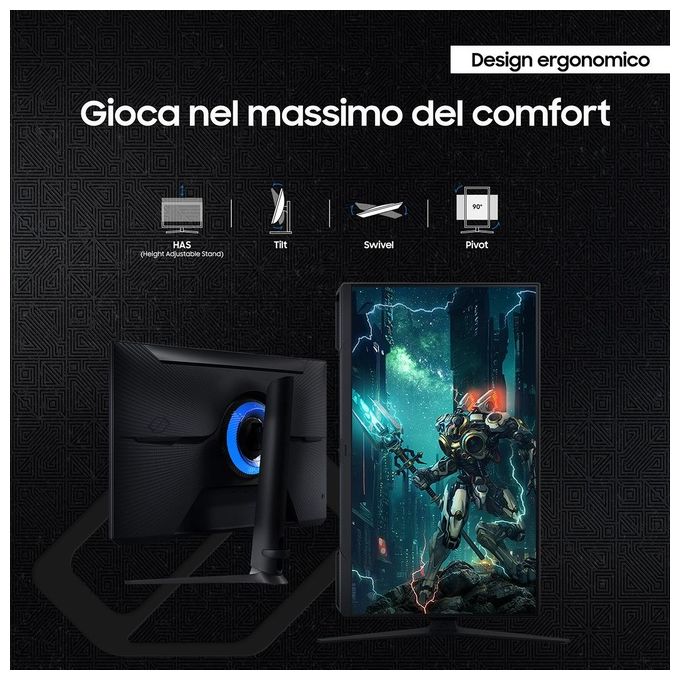 Samsung Odyssey G3 S24DG300EU G30D Series Display LED Full HD (1080p) 24 HDR