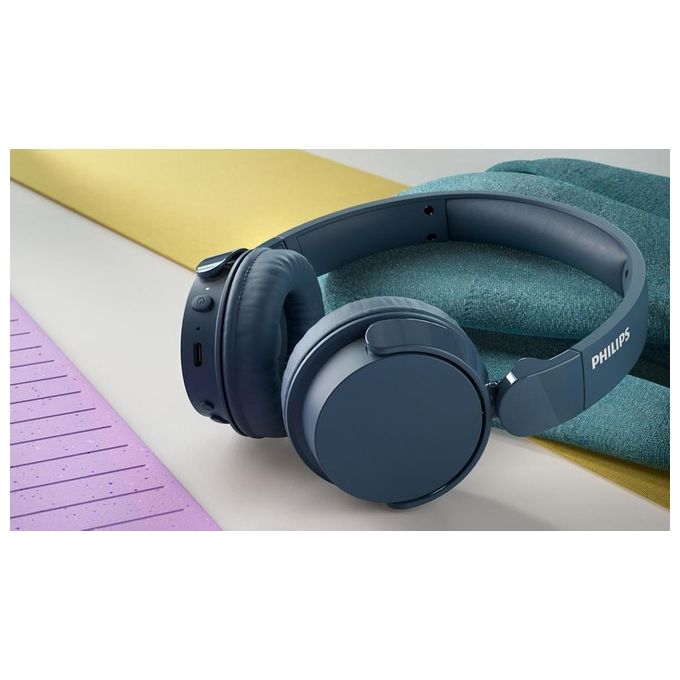 Philips Cuffia On-ear Wireless Bass blue