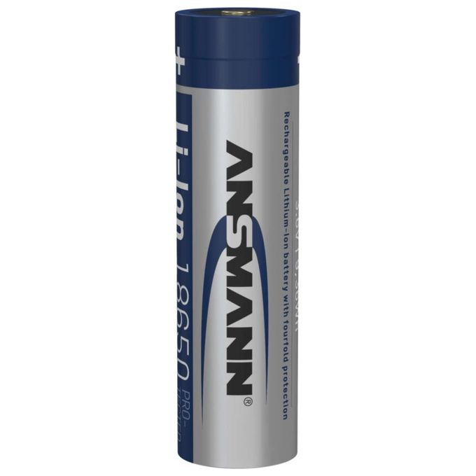 Ansmann 1 Batteria Li-Ion 18650 3400mAh 3.6V Micro-USB