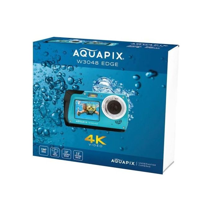 Easypix Aquapix W3048 Fotocamera Subacquea Edge IceBlue