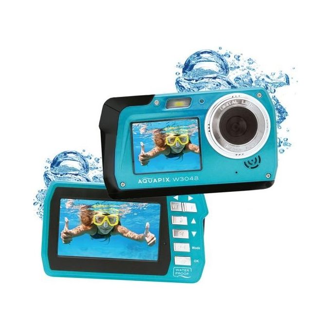 Easypix Aquapix W3048 Fotocamera Subacquea Edge IceBlue