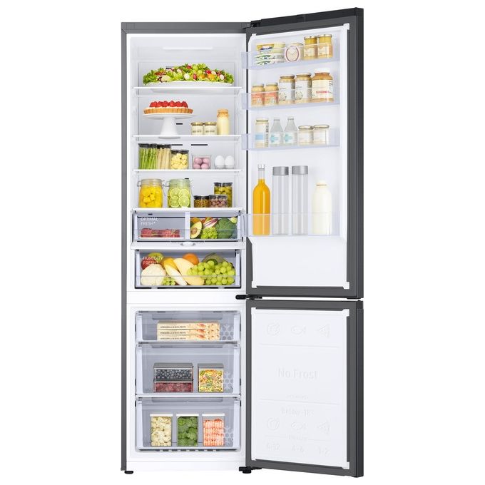 Samsung RB38T603DB1 EcoFlex Frigorifero Combinato Capacita' 385 Litri Classe Energetica D No Frost Premium Mono Cooling 203 cm Nero