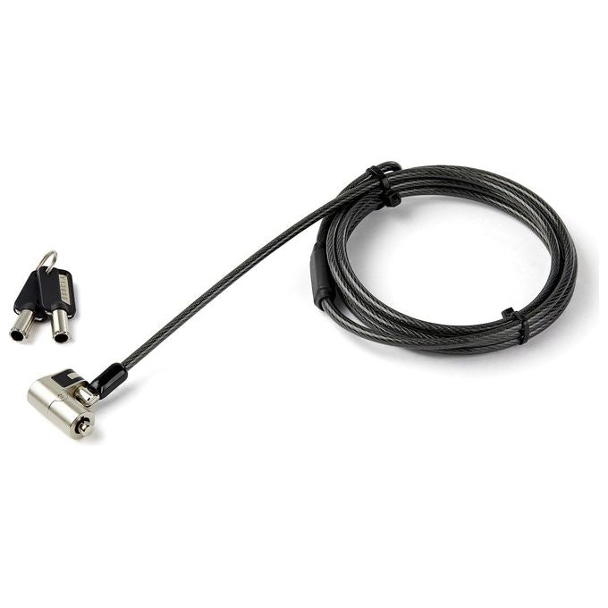 StarTech.com Cavo per Laptop con Chiave Per K-Slot Nano and Wedge Slot 2mt