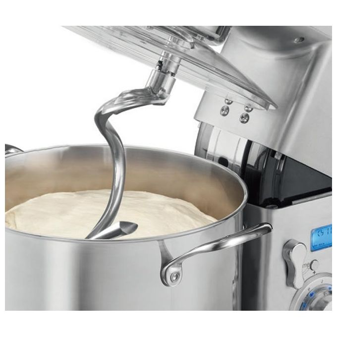 RGV Pastaprof PL10S Impastatrice Planetaria 10 Litri Doppio Gancio 1500W 6 Velocita' Silver