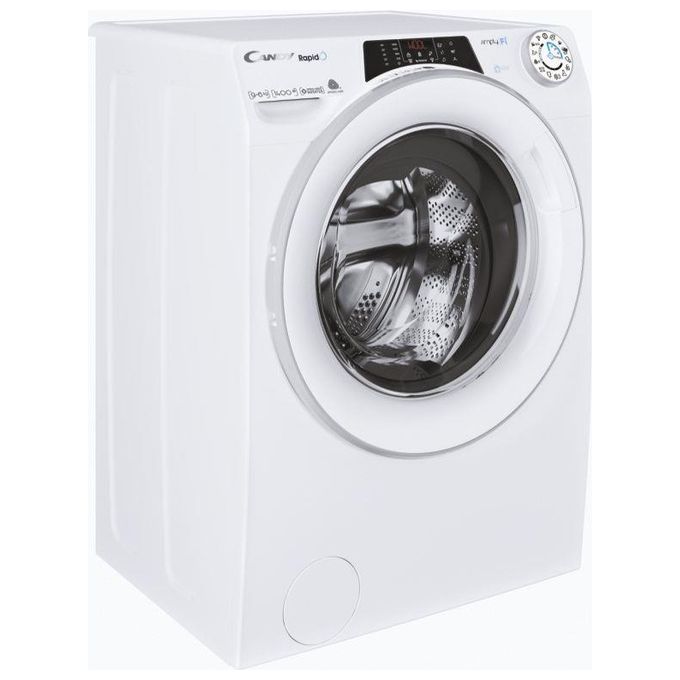 Candy ROW4964DWMSE-1-S Rapido' Lavasciuga Classe energetica D (A) Capacita' di carico 9-6Kg Centrifuga 1400 giri Motore Inverter BPM Wi-Fi + Bluetooth