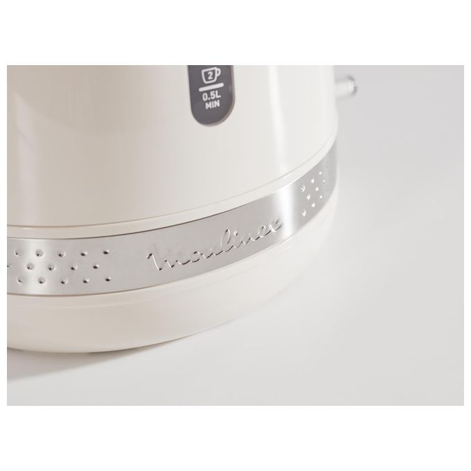 Moulinex Bollitore Soleil Avorio 17 Litri Base Girevole a 360 Gradi