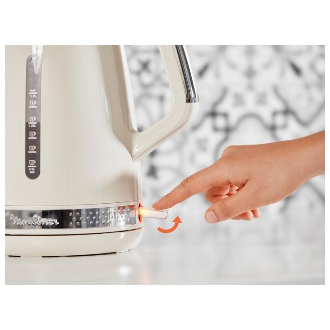 Moulinex Bollitore Soleil Avorio 17 Litri Base Girevole a 360 Gradi
