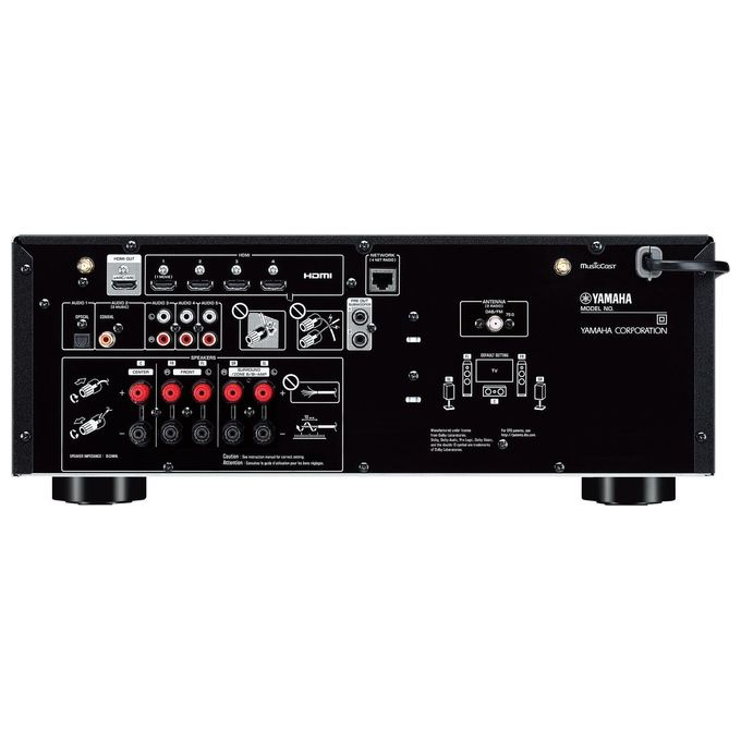 Yamaha RX-V4A Sintoamplificatore AV 5.2 Canali Surround Compatibilita' 3D Nero