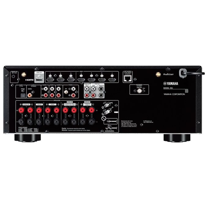 Yamaha RXV-6A Sintoamplificatore 100 W 7.2 Canali Surround Compatibilita' 3D Nero