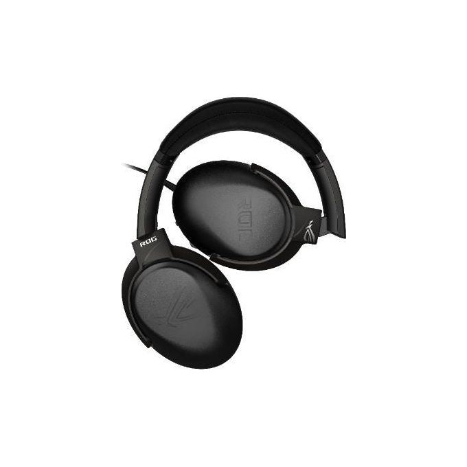 Asus ROG Strix Go Wired Gaming Headset (AI Noise-Canceling Mic, Discord Certified Mic, 40mm Drivers, Hi-Res Audio, USB-C, Lightweight, For PC, Mac, Switch, PS4, PS5 and Mobile Devices)- Black