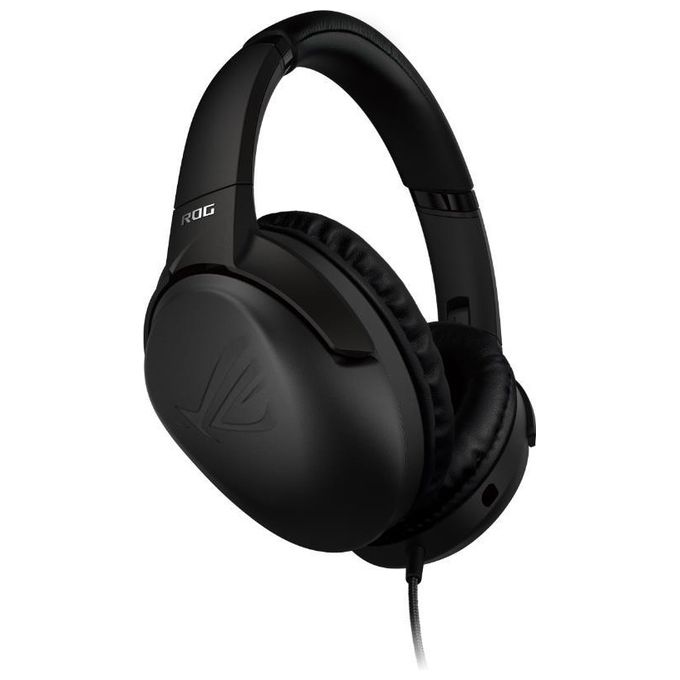 Asus ROG Strix Go Wired Gaming Headset (AI Noise-Canceling Mic, Discord Certified Mic, 40mm Drivers, Hi-Res Audio, USB-C, Lightweight, For PC, Mac, Switch, PS4, PS5 and Mobile Devices)- Black